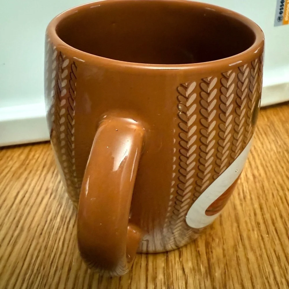 Sock Monkey Brown Face Double Handle Galerie Mug